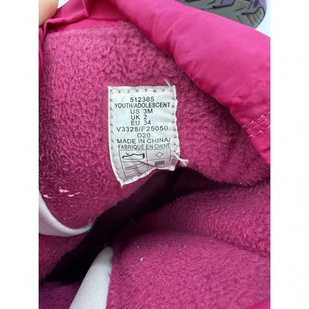 LANDS END | Snow Flurry Insulated Snow Boots | Pink Purple Ombre Toddler Sz 3 M